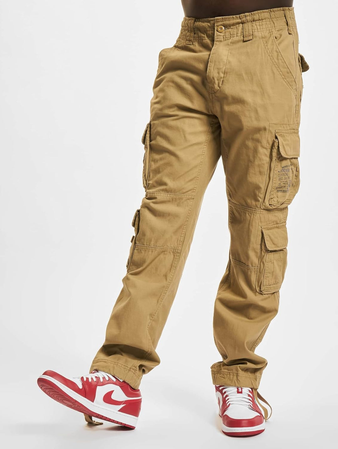 Brandit Pure Slim Fit Pants, mehrere Farbvarianten, Grössen S bis 5XL, S Beige