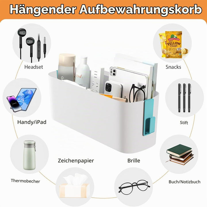 2 Stück Bett Organizer Zum Einhängen, Hängebett Organizer Aufbewahrungskorb, Nachttisch Bett Bettabl