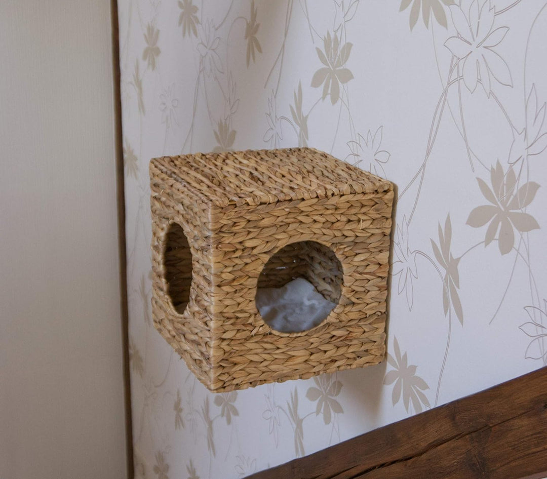 Katzen-Wandhöhle Ferdi Wasserhyazinthe 33cm x 33cm x 33cm