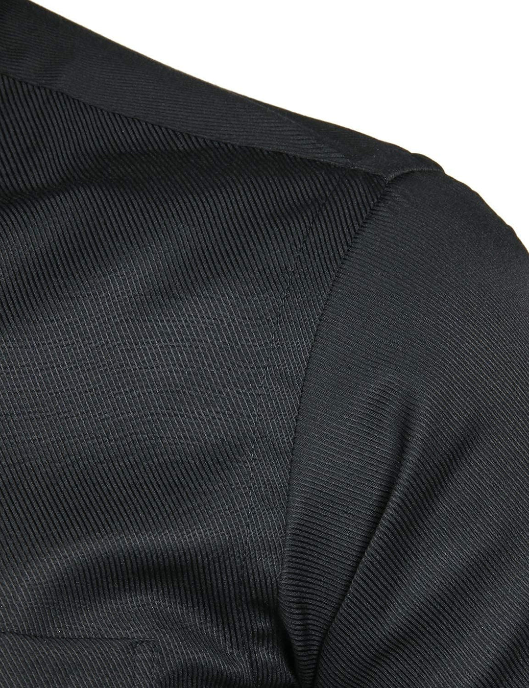 PARKLEES Herren Hemd aus massivem Twill, klassische Passform, schmale Passform, langärmelig, mit Tas