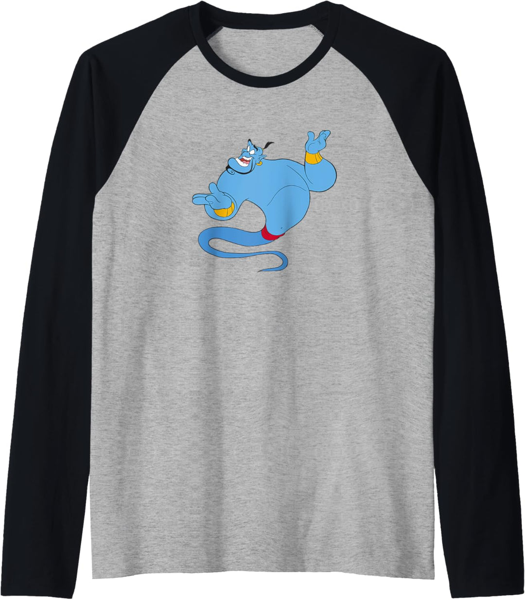 Disney Aladdin Genie Floating Happy Portrait Raglan