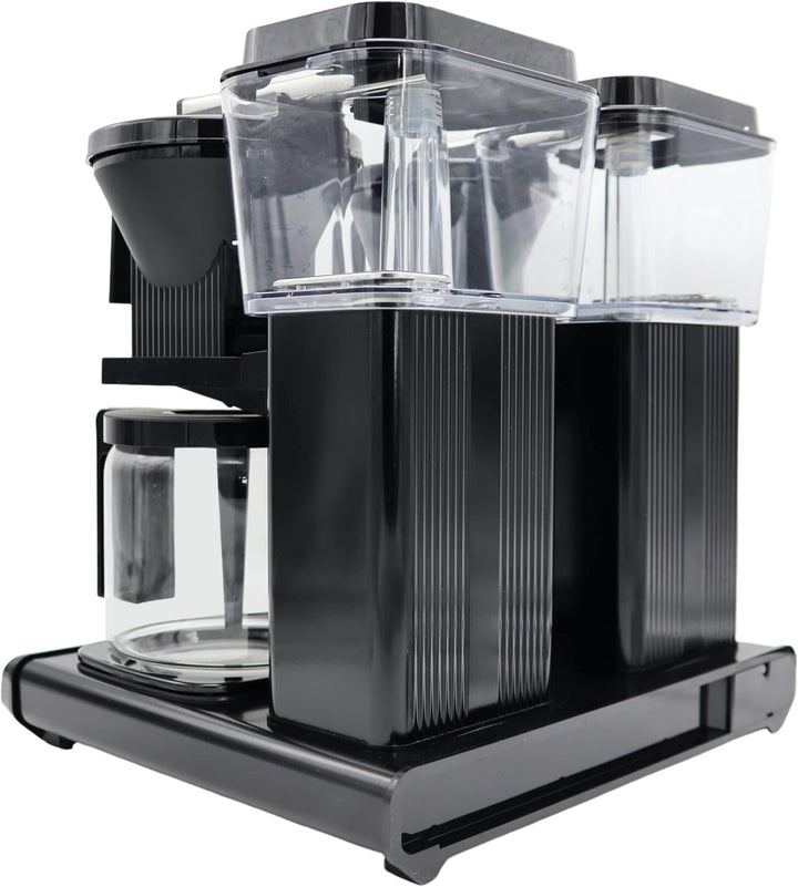 Moccamaster KBG744 Filter Kaffee Maschine Glas, 2 x 1.25 Liter, 59367, Schwarz