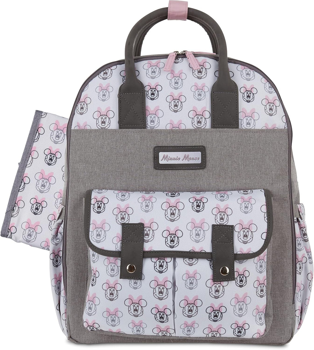 Disney Unisex-Erwachsene Minnie Mouse Backpack and Tote Diaper Bag Rucksack-Wickeltasche Backpack Mi