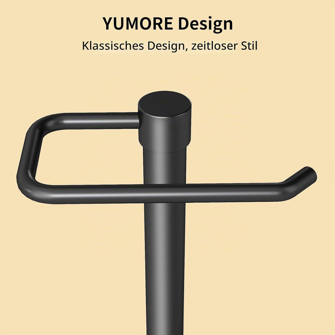 YUMORE Handtuchständer für Arbeitsplatte Handtuchhalter Stehend Edelstahl Waschlappenständer 41 * 19