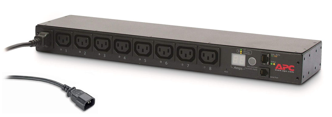 APC PDU Switched Rack AP7920B 1 U height / 8 Outlets Geschaltet, 1 U height / 8 Outlets Geschaltet