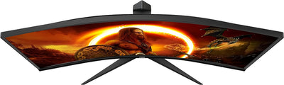 AOC Gaming CU34G2X - 34 Zoll WQHD Curved Monitor, 144 Hz, 1ms, FreeSync Premium (3440x1440, HDMI, Di
