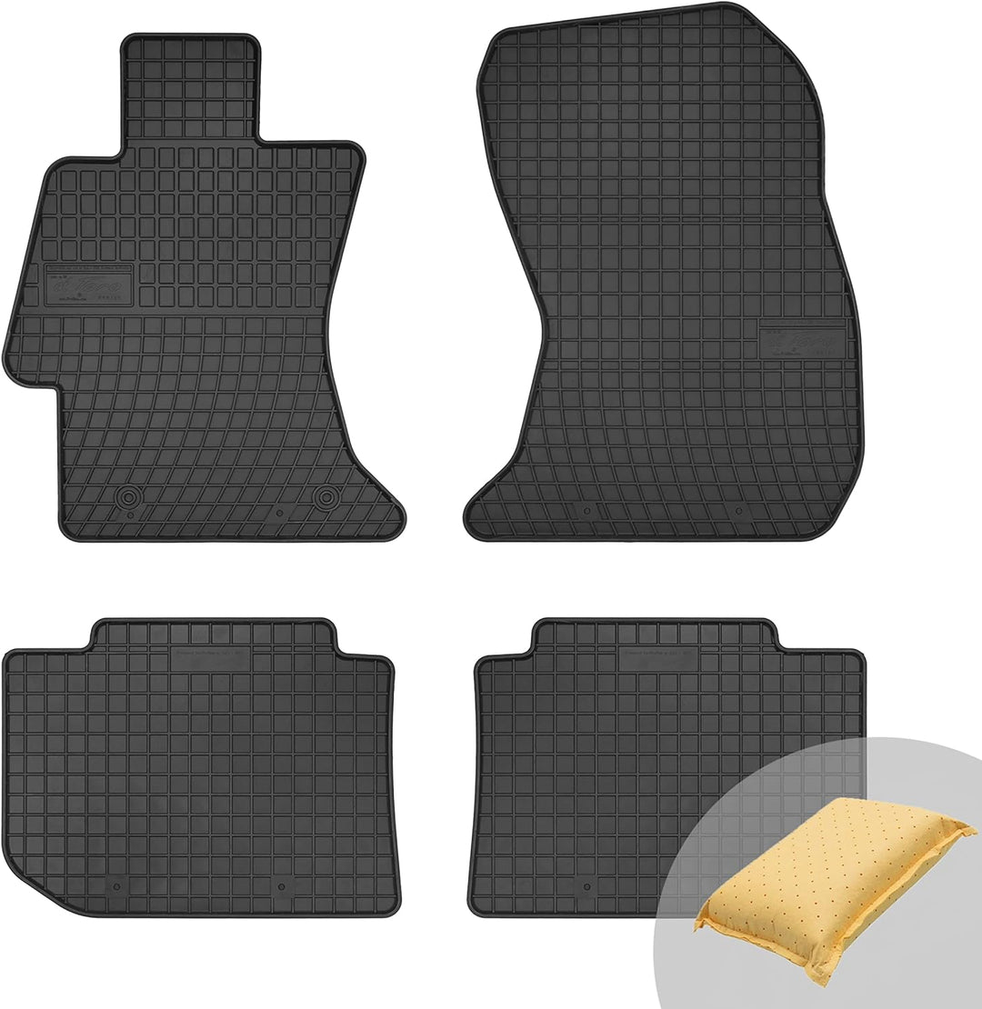 FROGUM EL Toro Gummimatten Ganzjähriges-Set von Autofussmatte Auto Fussmatten für Subaru Impreza IV