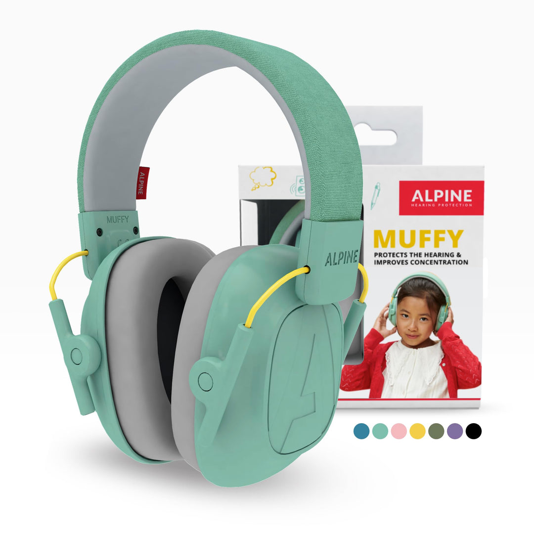 Alpine Muffy Lärmschutz Kopfhörer Kinder - Ohrenschützer für Kinder bis zu 16 Jahren – Geräuschdämme