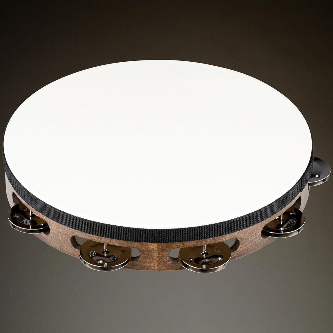 MEINL Percussion Vintage Holztambourine - 2reihig/ Walnut Brown (TA2V-WB)