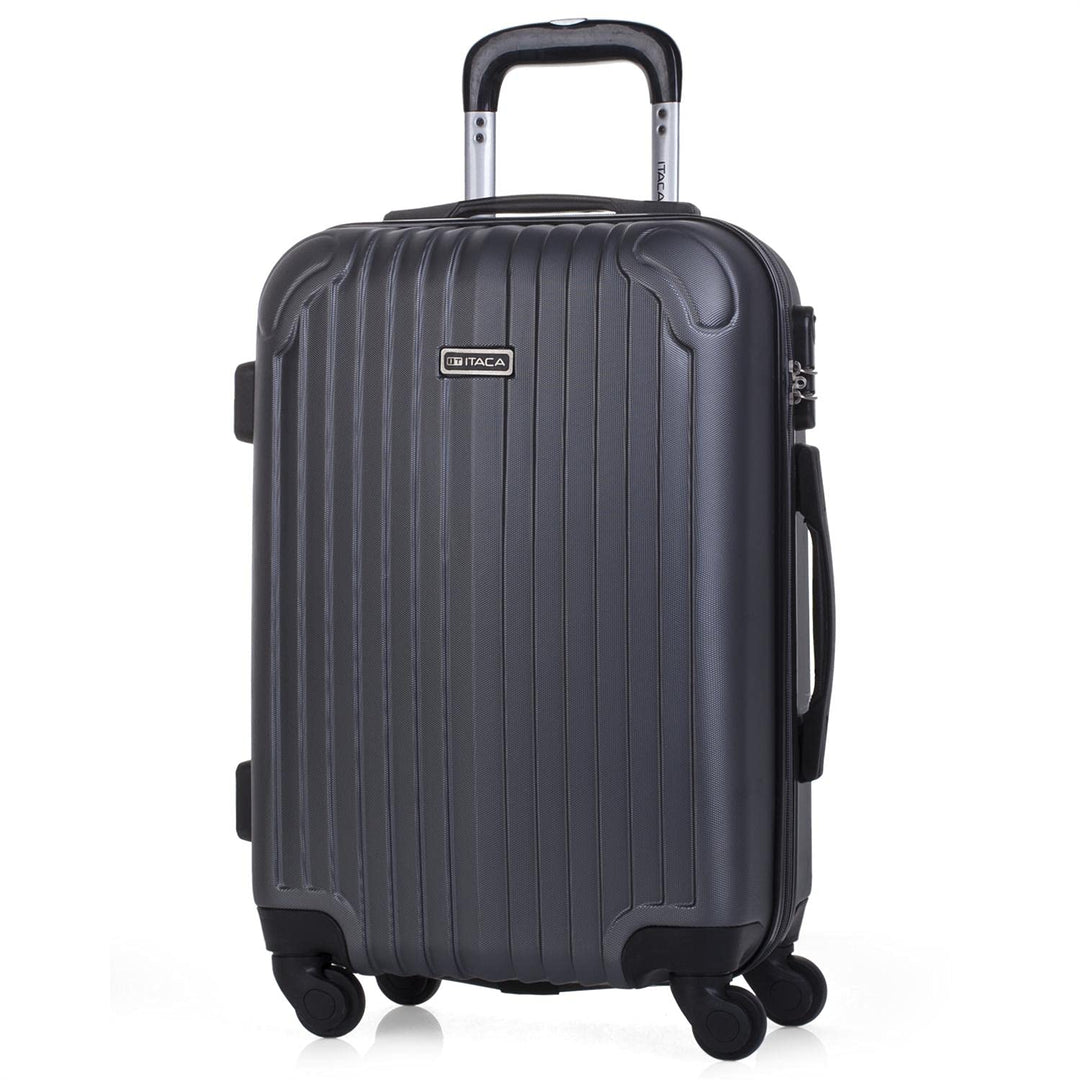 ITACA - Trolley Handgepäck Cabin Trolley Koffer Reisekoffer Hartschalenkoffer mit Zahlenschloss - Ka