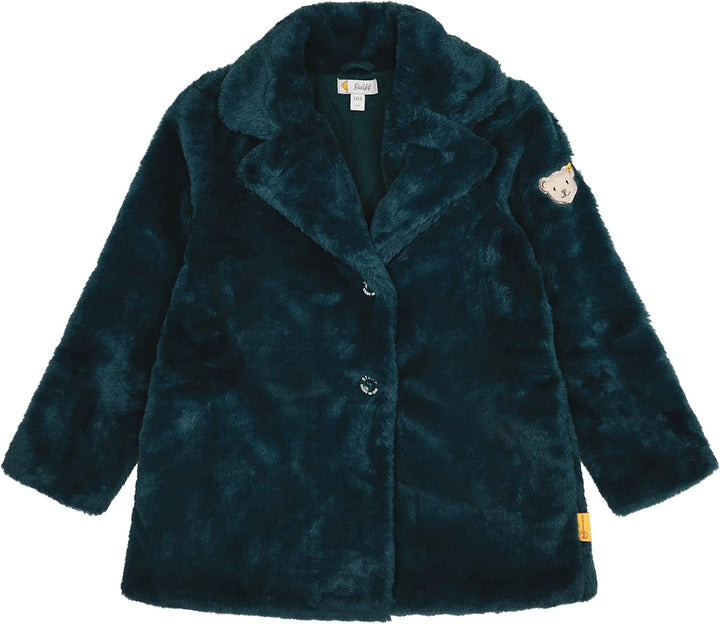 Steiff Mädchen Mini Enchanted Forest Sweater Vest 92 DEEP TEAL, 92 DEEP TEAL