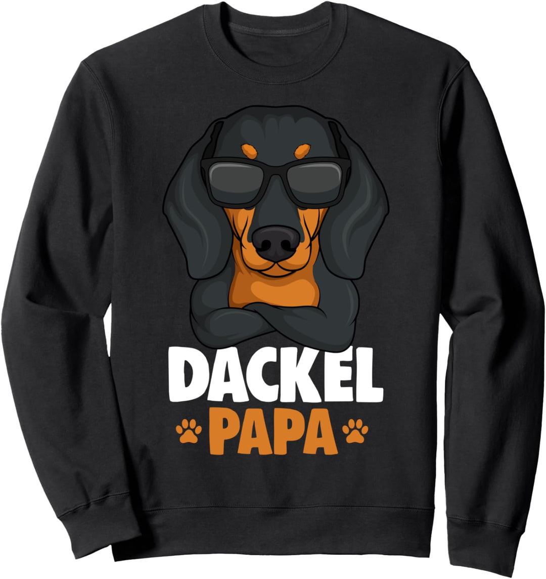 Dackel Papa Dachshund Teckel Hund Sweatshirt