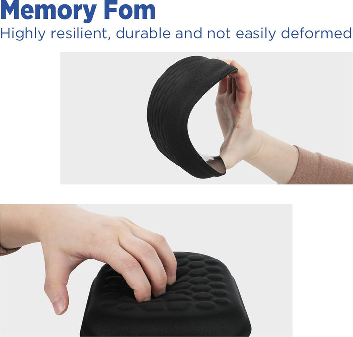 Gimars Wrist Rest Handgelenkauflage Ellbogenauflage Unterstützung für Tastatur und Maus, Memory-Foam