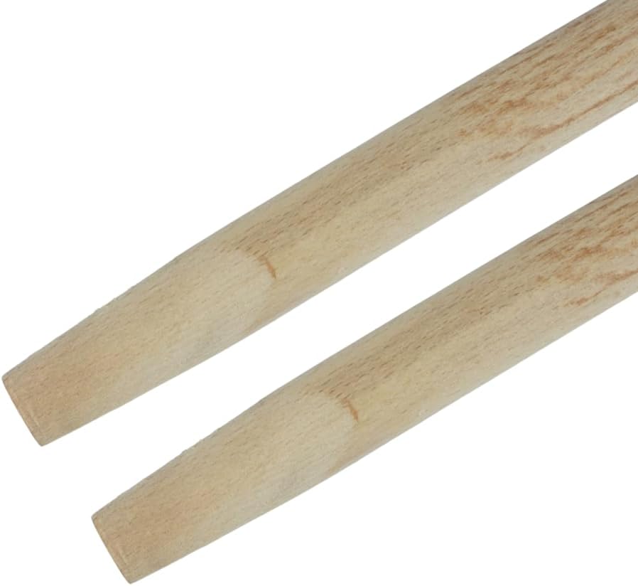 Generisch 2er Set Holzstiel 150 cm – Laubrechenstiel Ø 28 mm – stabiler Gerätestiel aus Buchenholz –