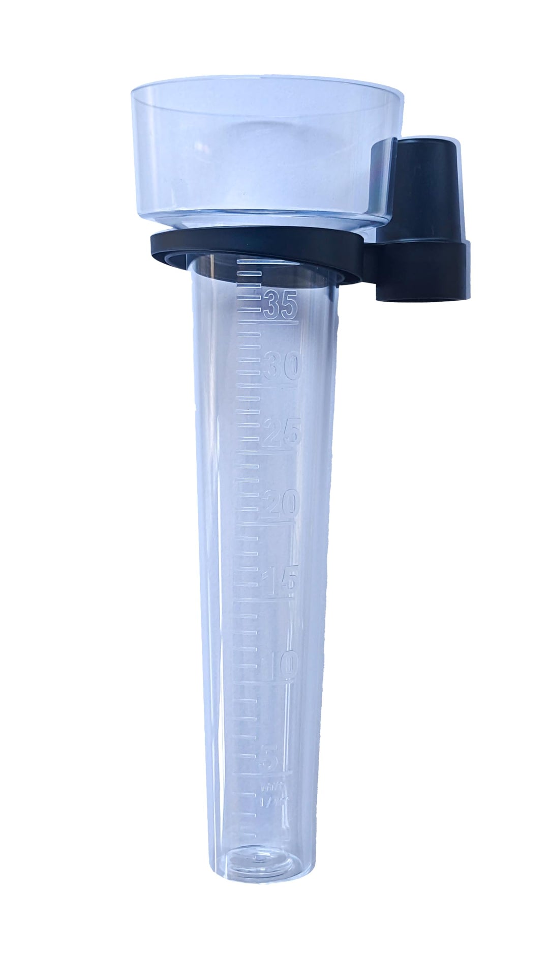 Generisch KOCH Regenmesser, transparent mit Halter für Pfosten oder Besenstiel (5), 5