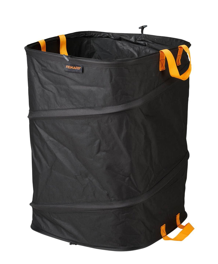 Fiskars PopUp-Gartensack mit Griffen, Platzsparend faltbar, Fassungsvermögen: 175 L, Höhe: 70 cm, Br