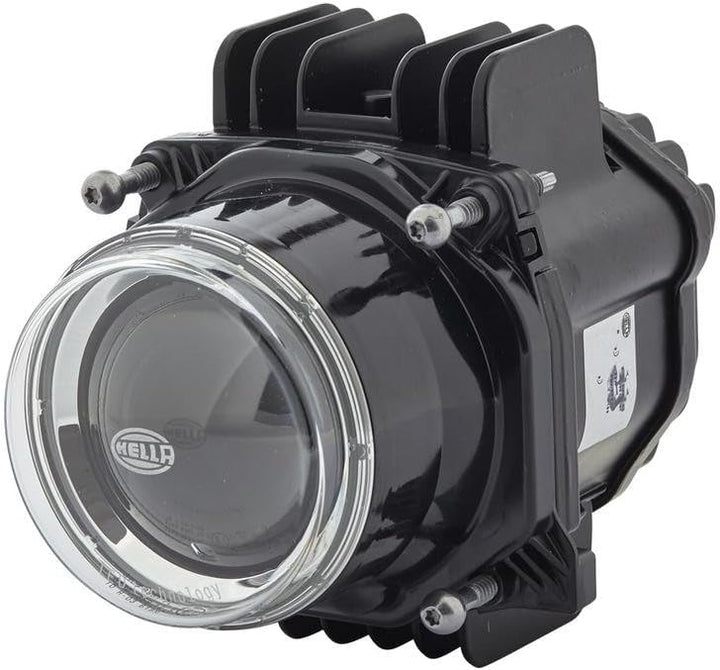 HELLA - LED/DE-Hauptscheinwerfer - 90mm Performance Bi-LED L70 - 24/12V - rund - Einbau - Lichtschei