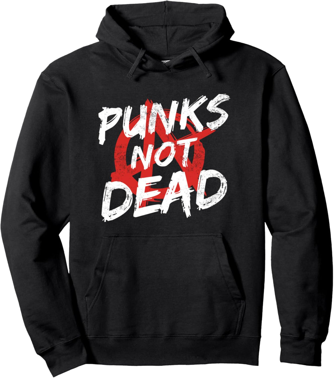 Punk Rock Pogo Anarchie Outfit für Punks + Punk Rocker Punk Pullover Hoodie
