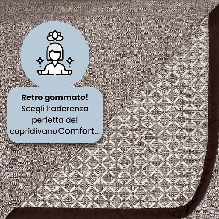 Komfort-Antigleiten-Sofa-Decke,2 Plätze maxy, Braun 2 Plätze MAXY Braun, 2 Plätze MAXY Braun
