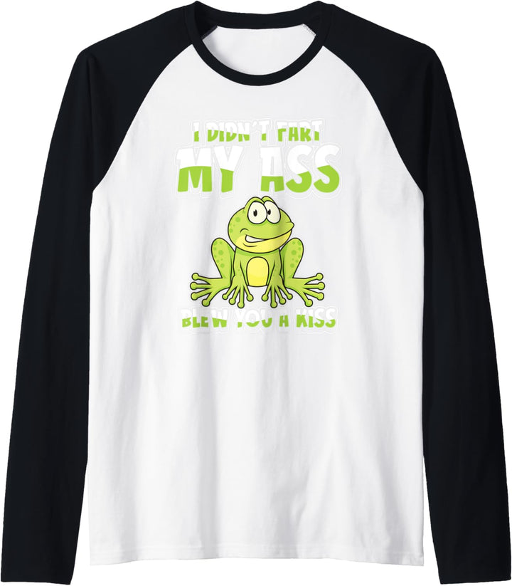 Lustig Kröte Quak - Amphibie Frosch Raglan