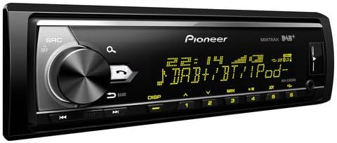 Pioneer MVH-X580DABAN inkl. DAB-Antenne, 1DIN Autoradio mit DAB+, RGB, deutsche Menüführung, Bluetoo