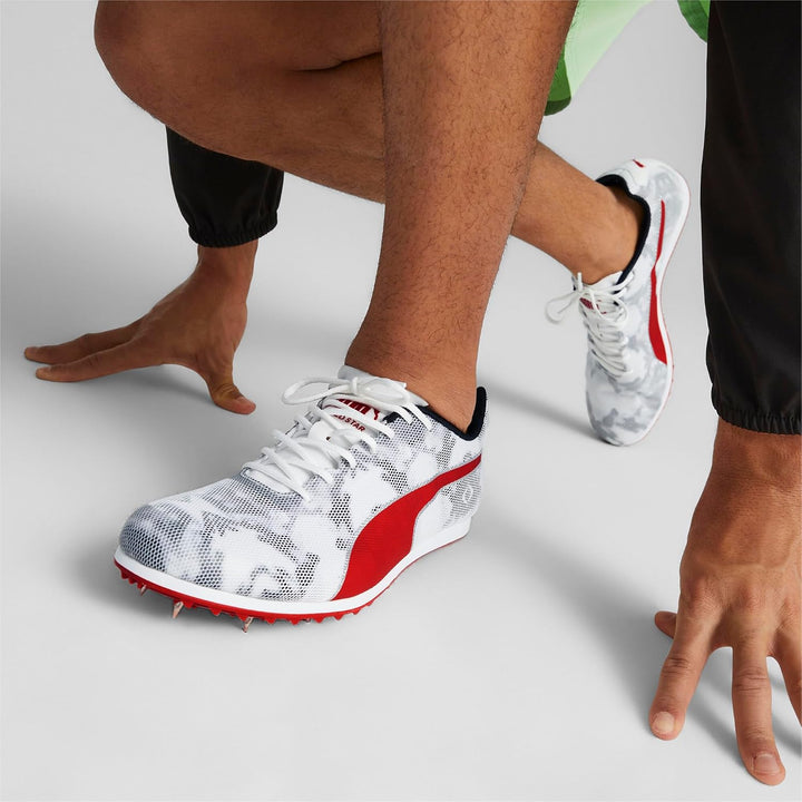 PUMA Herren Evospeed Star 8 Leichtathletik-Schuh 39 EU Puma Black Puma White Puma Red, 39 EU Puma Bl