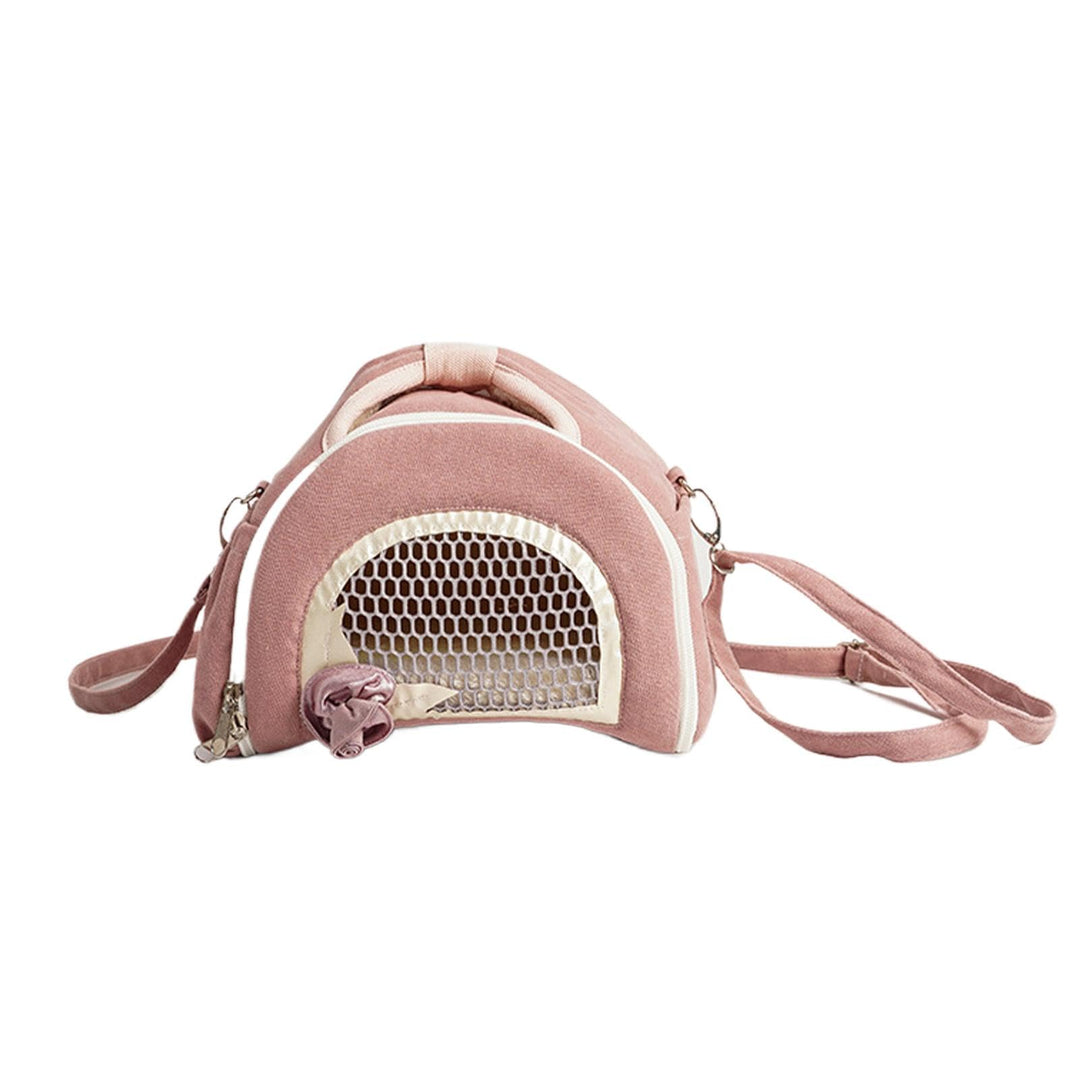 Tragetasche für Kleintiere, für Hamster, Hasen, Igel, Vögel, Kleintiere, mit Reissverschluss, atmung
