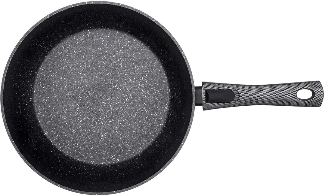 GRÄWE Pfanne Aluminium 28 cm, mit abnehmbarem Griff inkl. Pfannenwender inkl. Wender, ohne Deckel, i
