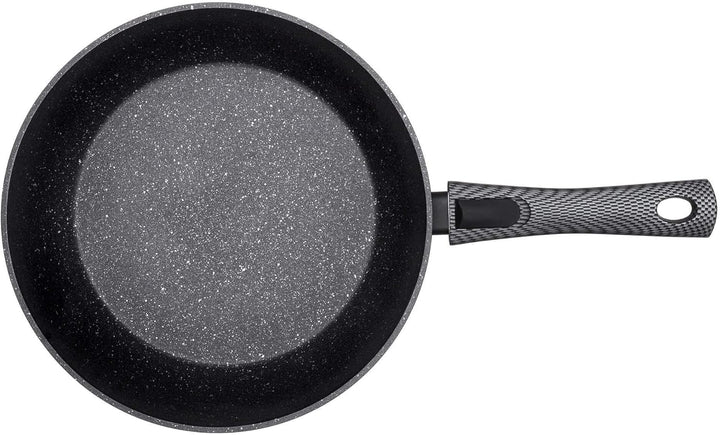 GRÄWE Pfanne Aluminium 28 cm, mit abnehmbarem Griff inkl. Pfannenwender inkl. Wender, ohne Deckel, i