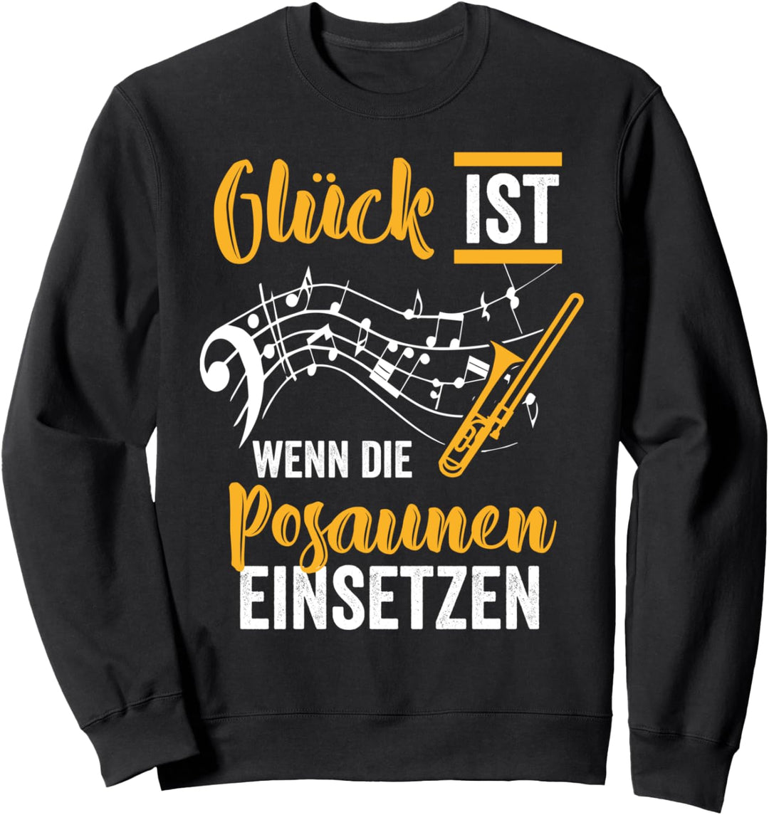 Posaune Musikinstrument Komponist Band Musiker Konzert Sweatshirt
