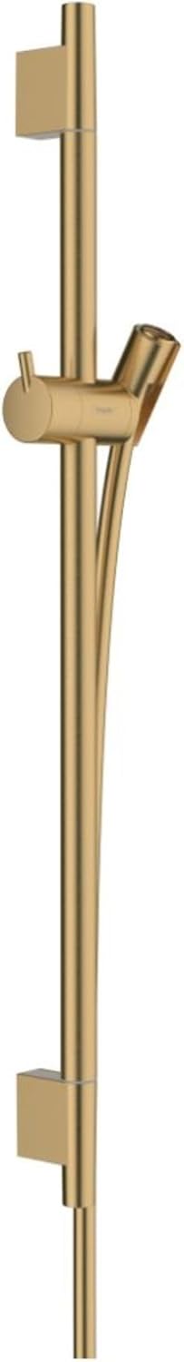 hansgrohe Duschstange Unica' S Puro 0,65m mit Brauseschlauch 1,60m, Brushed Bronze Brushed Bronze 0,