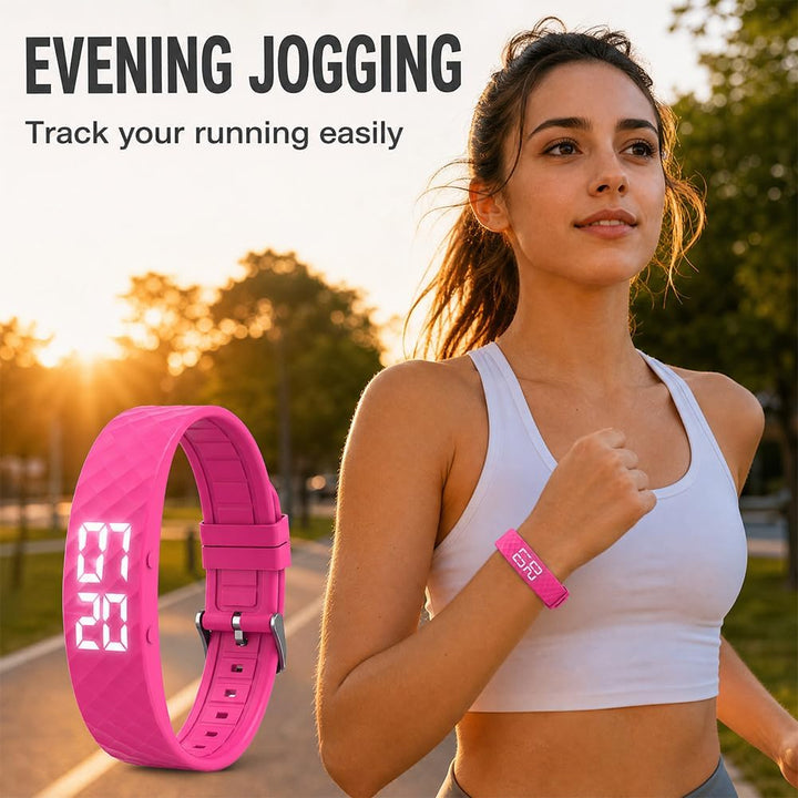 CEWROM Vibrationswecker Armband, Wecker Armband Vibration mit Timer, Vibrationsalarm Erinnerung Uhr,