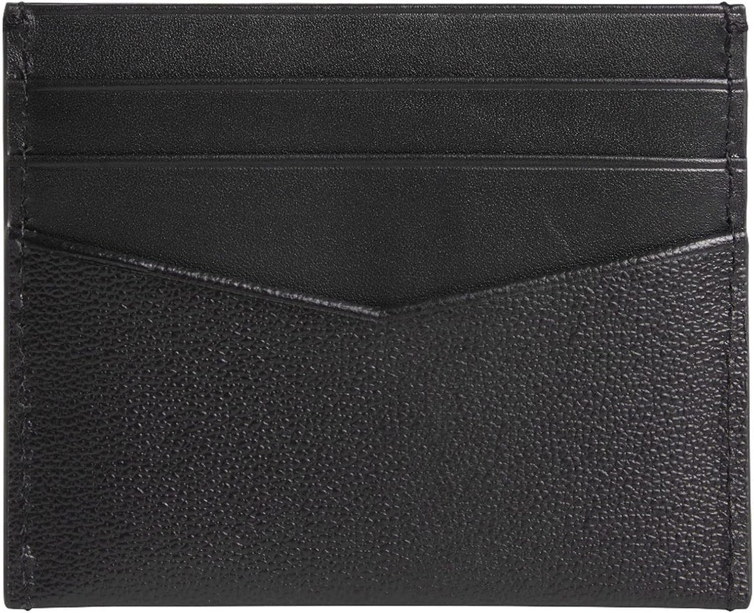 Calvin Klein Jeans Herren Mono Silver Cardcase 6Cc Reisezubehör-Bi-Fold-Brieftasche, Schwarz