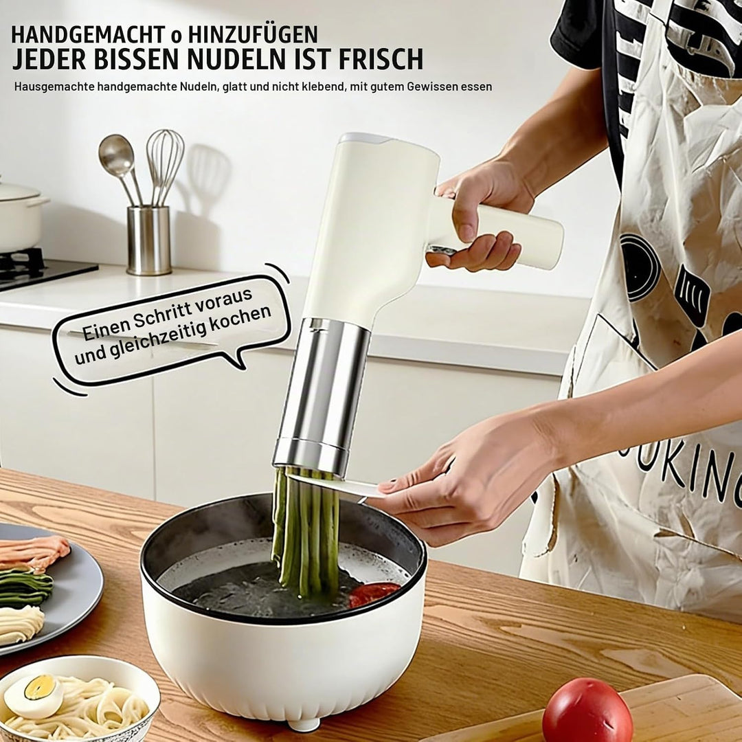 Elektrische Nudelmaschine Handheld, Tragbare Nudelmaschine, Kabellose Automatische Nudelmaschine, Wi