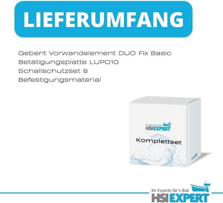 HGMBAD Geberit Duofix Spülkasten Drückerplatte Betätigungsplatte weiss Schallschutz