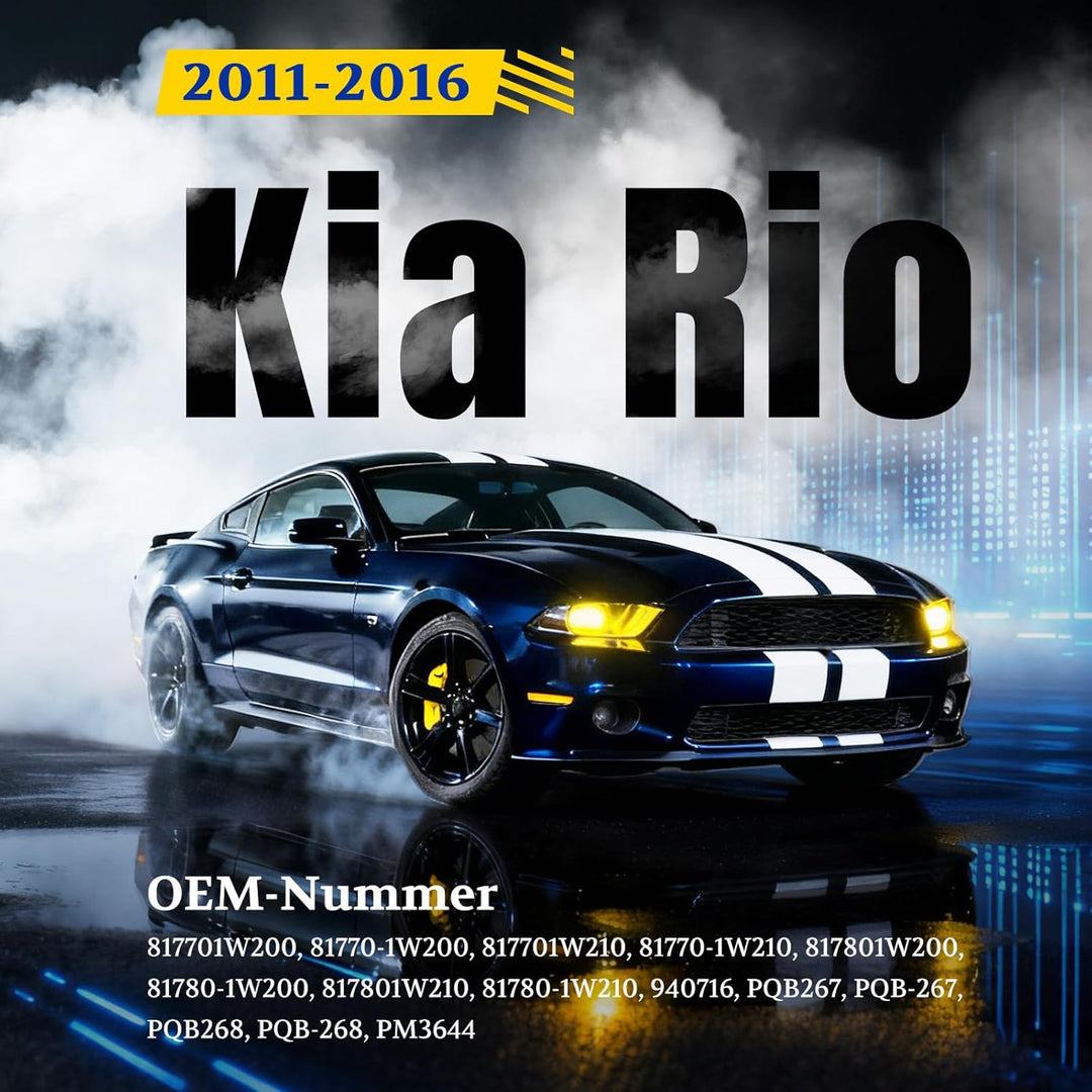 Arana 2x Heckklappe Dämpfer Gasdruckfeder kompatibel mit Kia Rio III 2011-2016 UB 1.1L-1.6L Schräghe