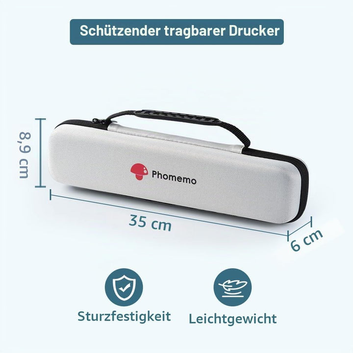 Phomemo M08F M08D A4 Drucker Tasche, Tragbare Tasche Kompatibel M08F, P831 Tragbarer Thermodrucker (
