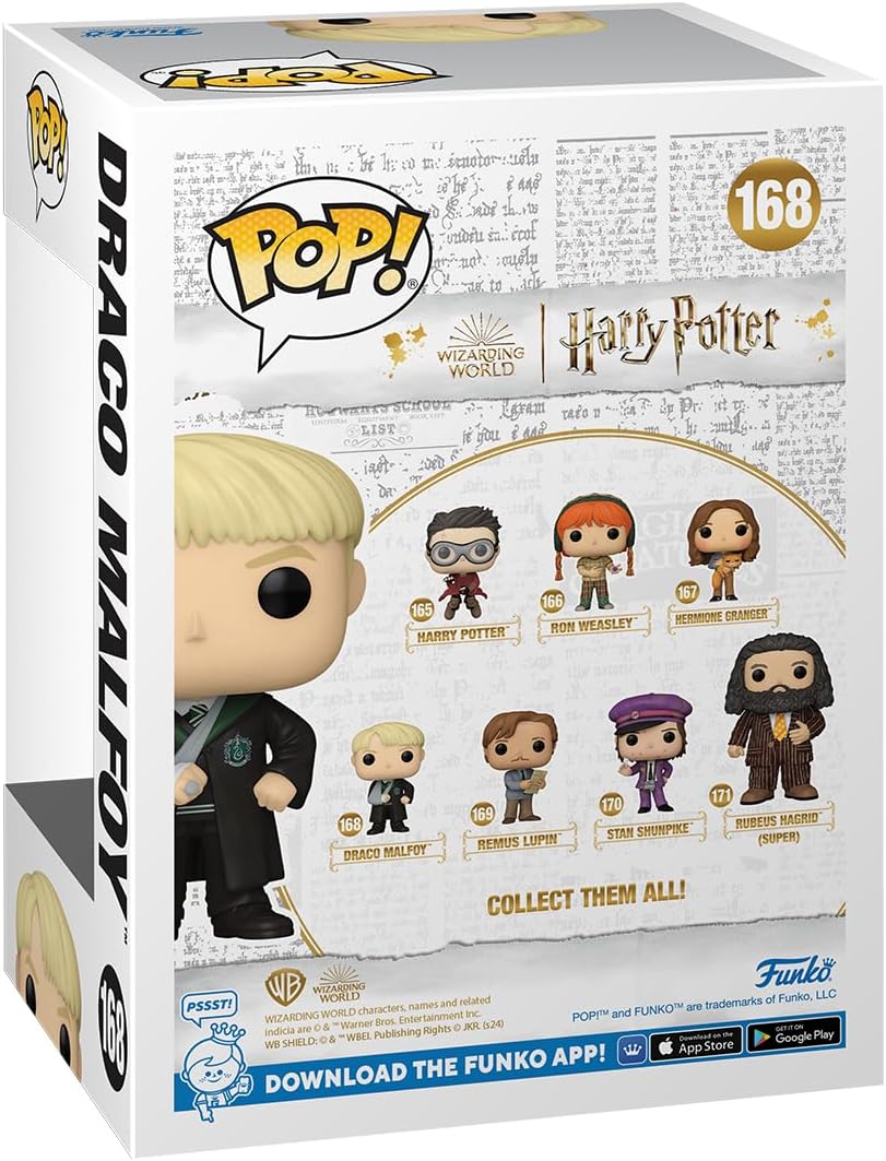 Funko POP! Movies: Harry Potter Prisoner of Azkaban - Draco Malfoy mit Broken Arm - Vinyl-Sammelfigu