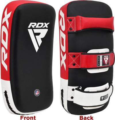 RDX Schlagpolster zum Kampfsport, Curved Trittschlagpolster Kickboxen, Muay Thai Training, Maya Hide