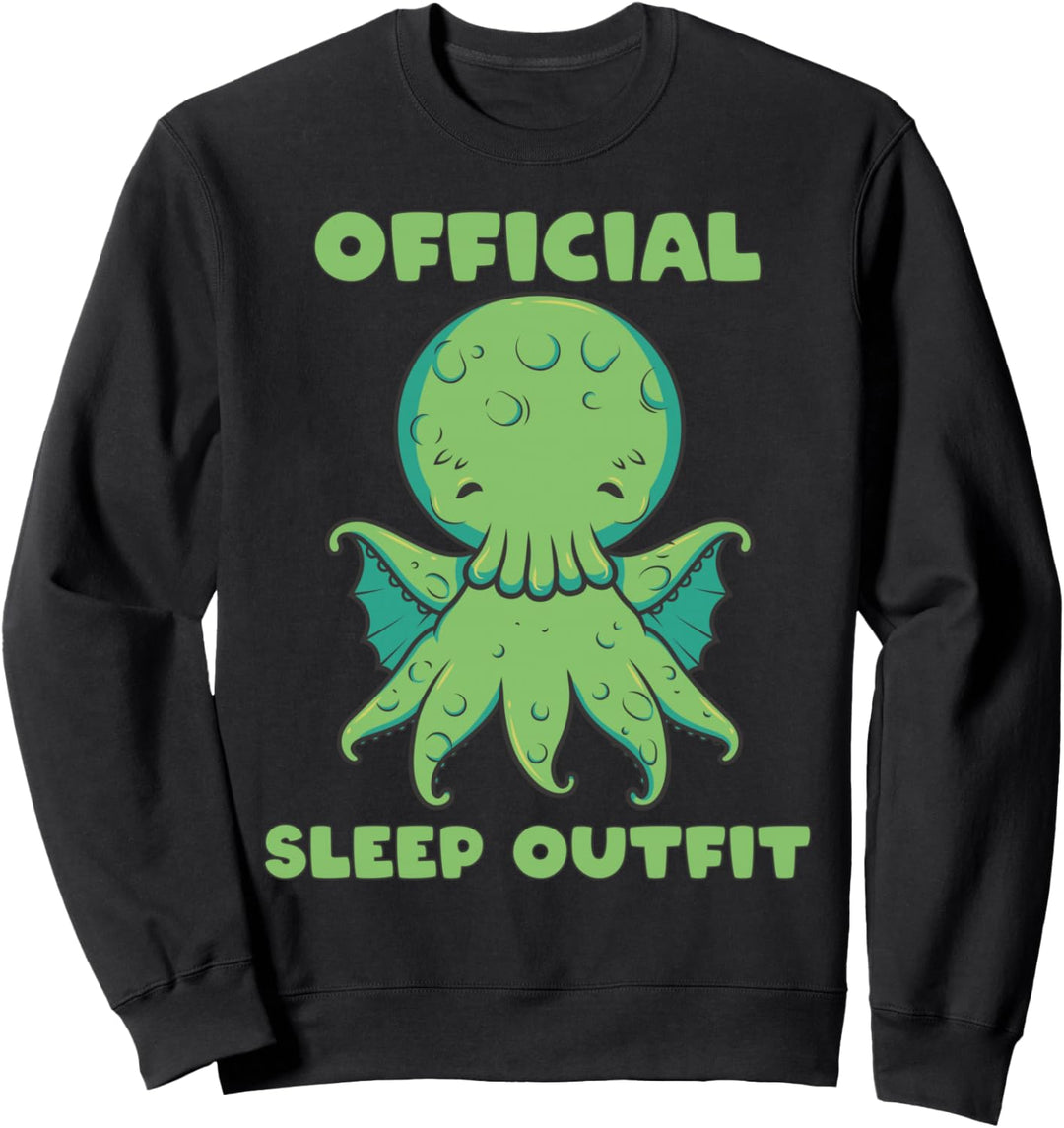 Official Sleeping Outfit Tintenfisch Traum Süsse Krake Pyjama Sweatshirt