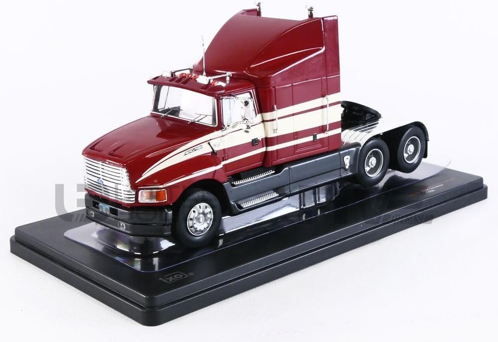 Ixo Ford Aeromax Zugmaschine 1990 dunkelrot beige Modellauto 1:43 Models