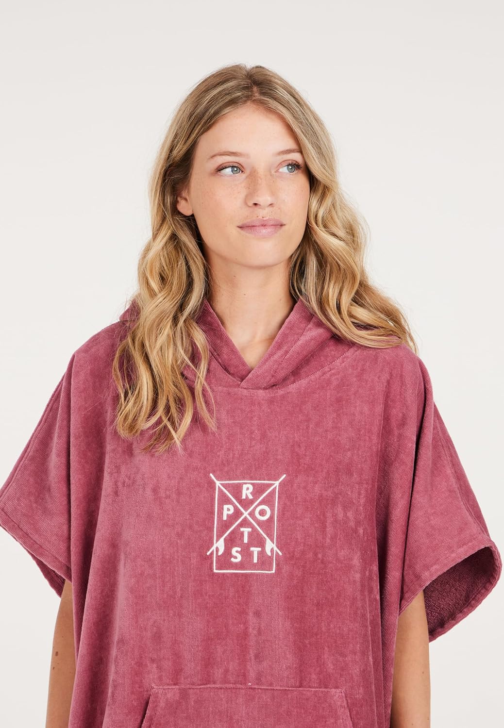 Protest Poncho Prtdilemma Einheitsgrösse Deco Pink, Einheitsgrösse Deco Pink