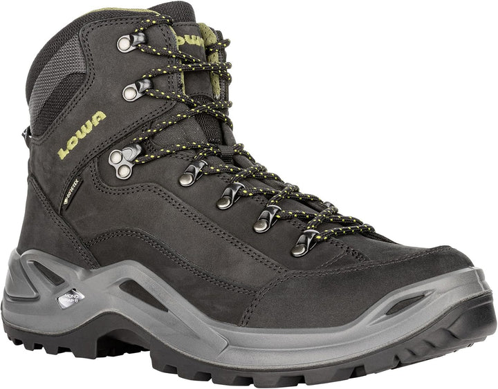 LOWA Stiefel mittel RENEGADE GTX MID [2024] 41 EU Schwarz Oliv 310945 9948, 41 EU Schwarz Oliv 31094