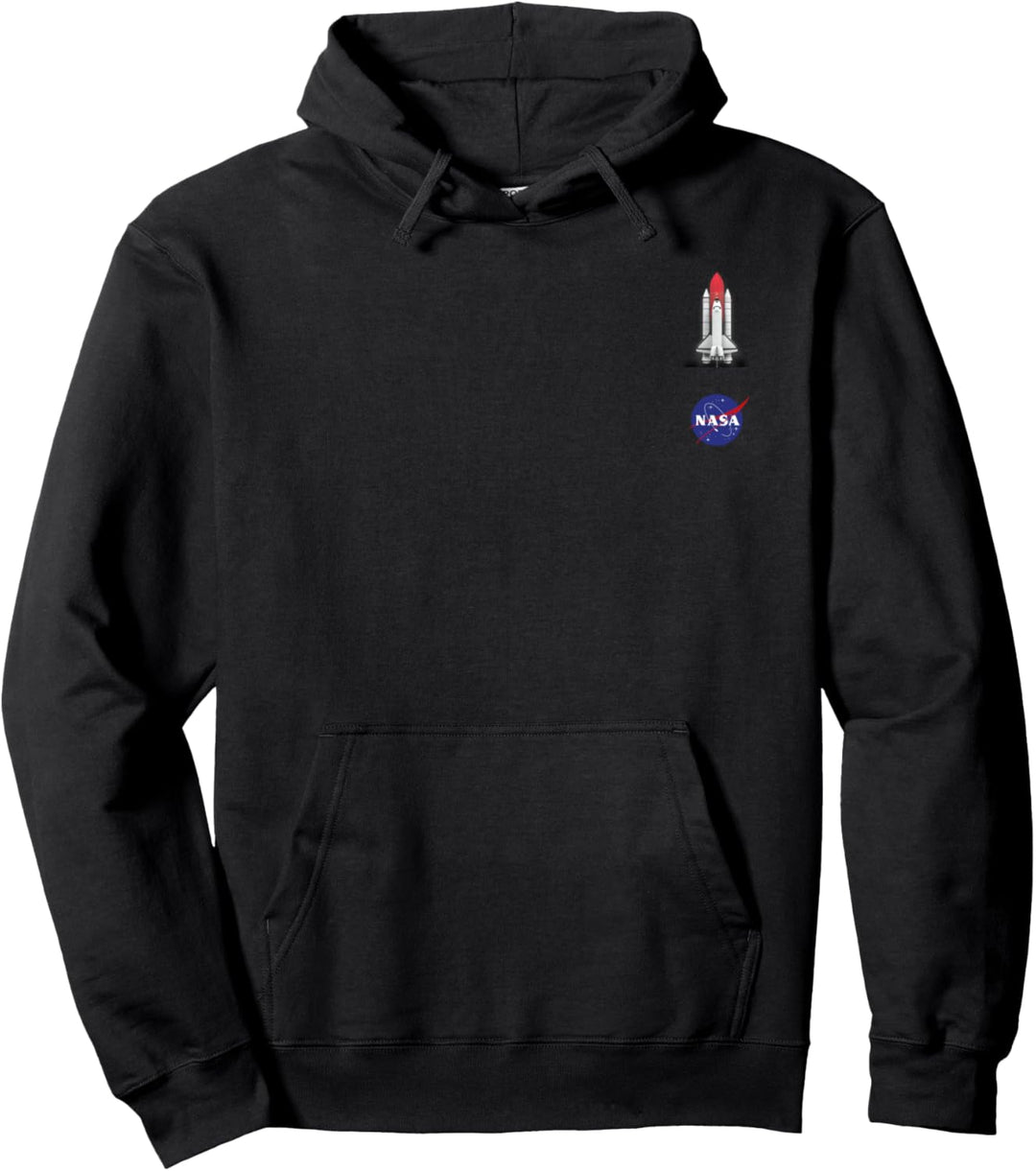 NASA Rocket Ship Logo Pocket Pullover Hoodie