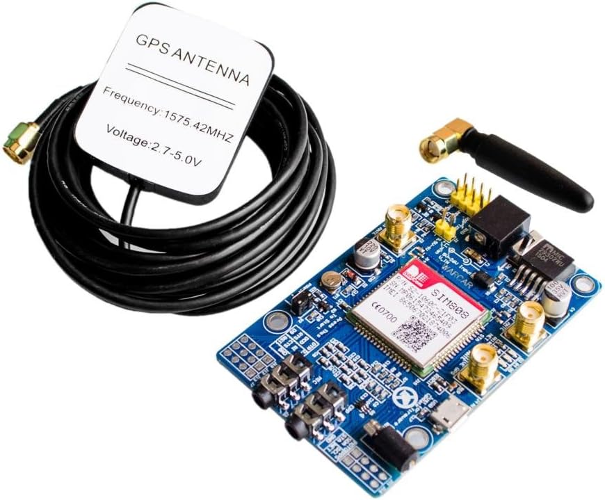 SIM808 Modul GSM GPRS GPS-Entwicklungs-Brett IPX SMA mit GPS GSM Antenne