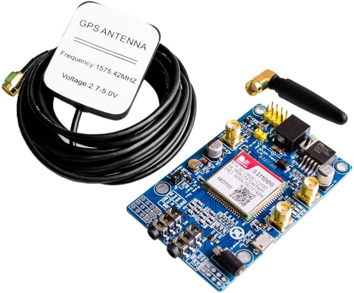 SIM808 Modul GSM GPRS GPS-Entwicklungs-Brett IPX SMA mit GPS GSM Antenne