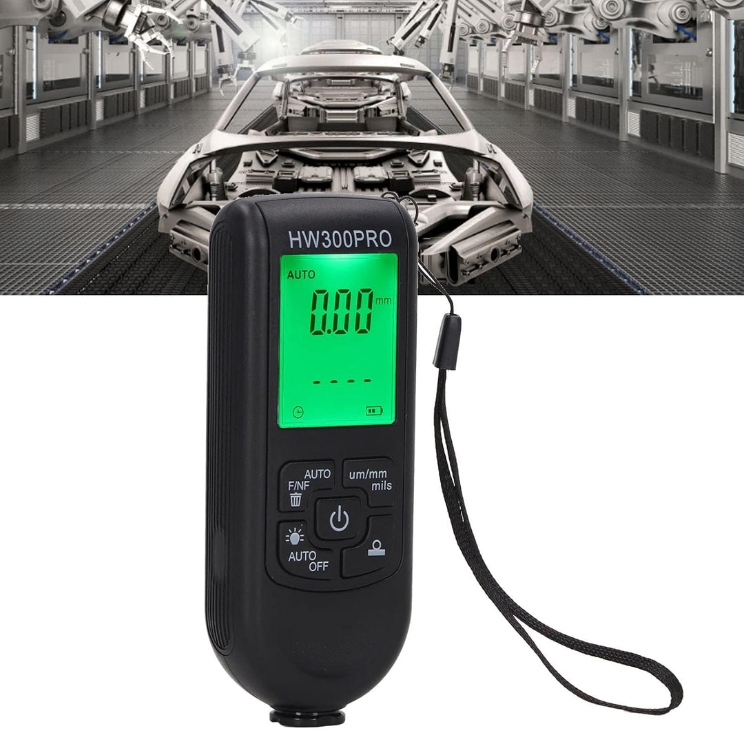 Lackdickenmessgerät für Auto, Digitales Schichtdickenmessgerät, 0 bis 2000 um Lackschichtdickenmessg