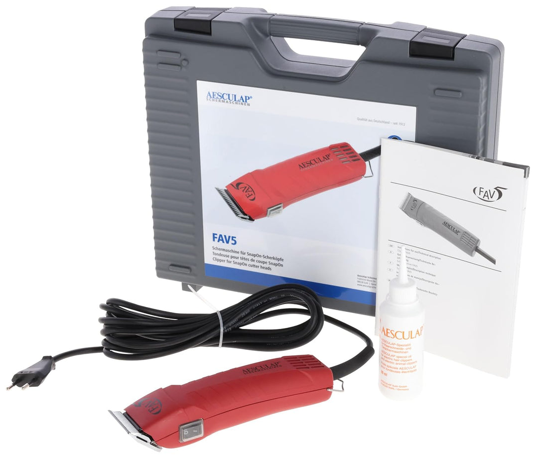 Kerbl GT105 Fav5 Aesculap Clipper, Rot