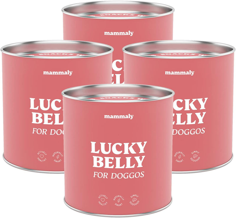 mammaly Lucky Belly für Hunde Verdauungssnacks mit Probiotika Hund, Heilmoor, Hund Darmflora aufbaue
