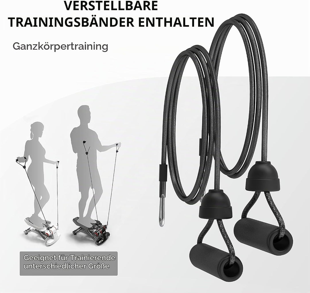 PROIRON Stepper für Zuhause, Up-Down-Stepper mit Display für Bein- und Po-Training, Grösseres Pedal